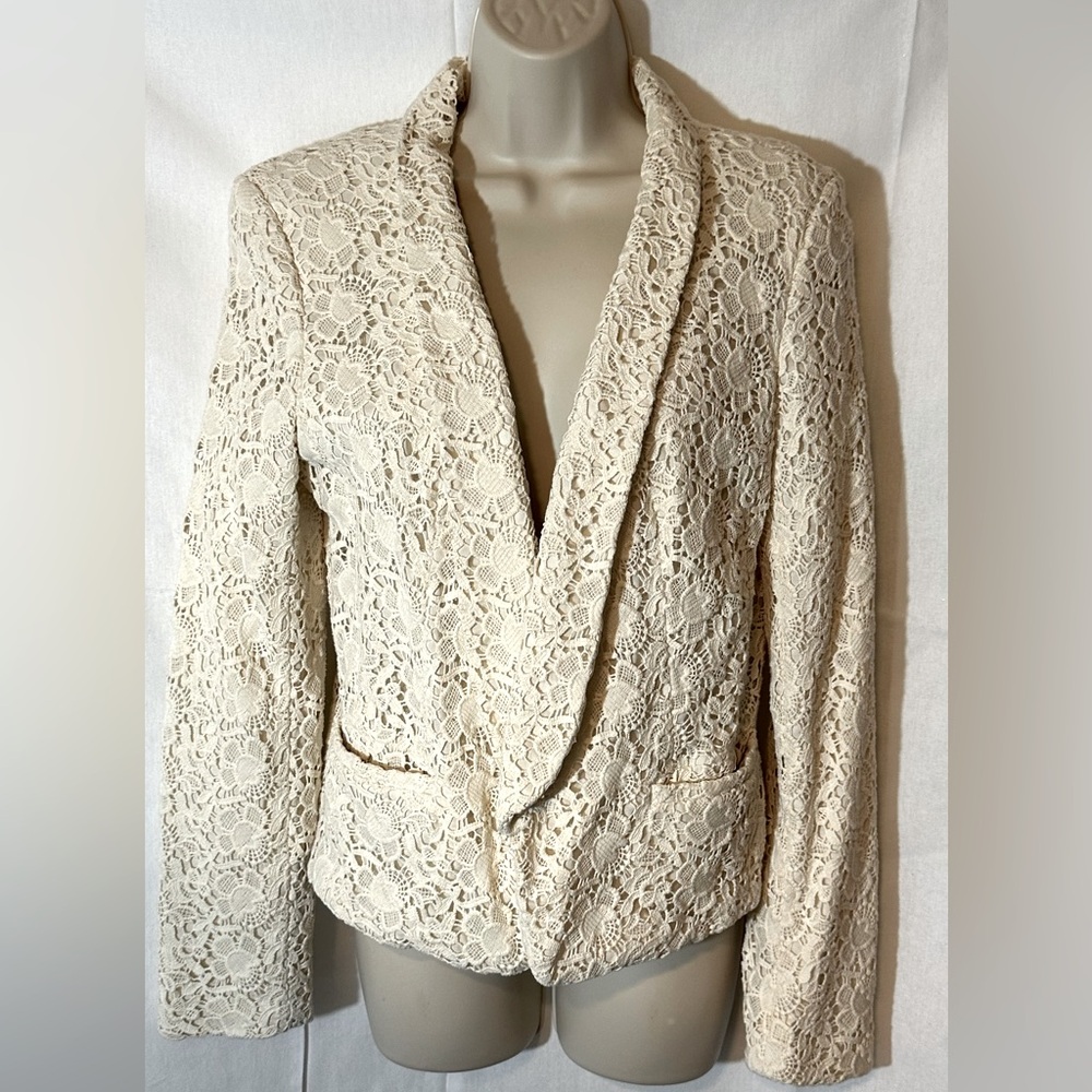Lace blazer